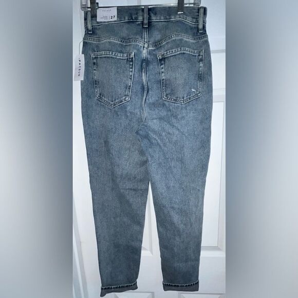 PacSun Jeans Women's 27 Ultra High Rise Slim Distressed destroyed Button Fly NEW - Picture 4 of 4